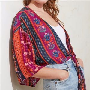Anthropologie Patrons of Peace floral boho top M